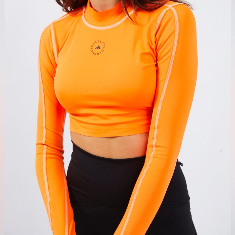 Adidas x Stella McCartney TruePace Long Sleeve Crop Top
